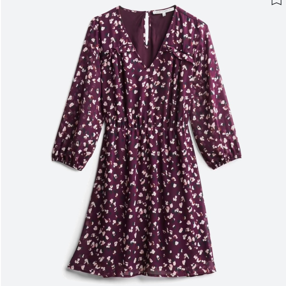 Collective concept Jolanda Ruffle detail dress